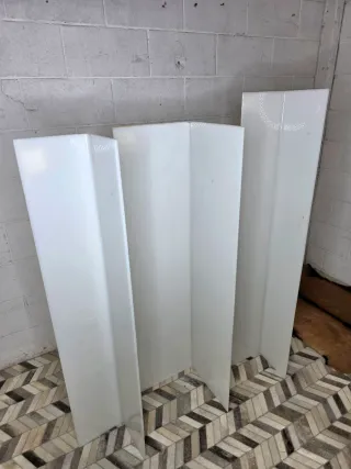 Librerías Cortas Metraquilato Blanco Años 80