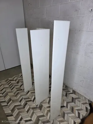 Librerías Cortas Metraquilato Blanco Años 80