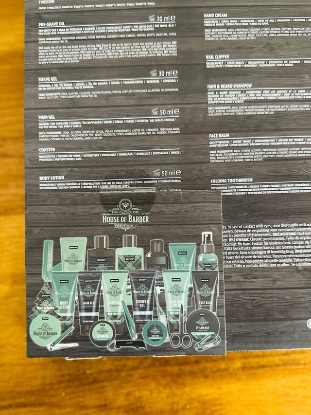 Calendario Adviento House of Barber 24 días