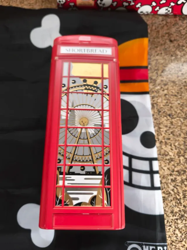 Caixa de Biscoitos Shortbread Cabine Telefónica