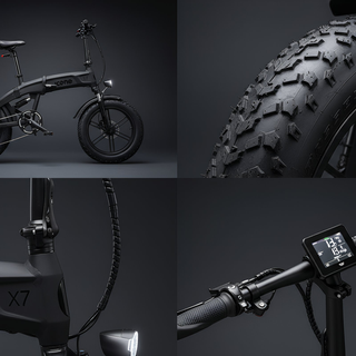 Bicicleta Eléctrica Plegable X7 iCross FatBike