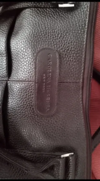 Bolso marrón de piel