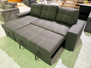 Sofá Cama de Salón. Color Antracita. ¡Nuevo!