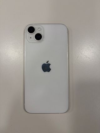 Apple iPhone 14 Plus bianco con custodia, senza caricatore