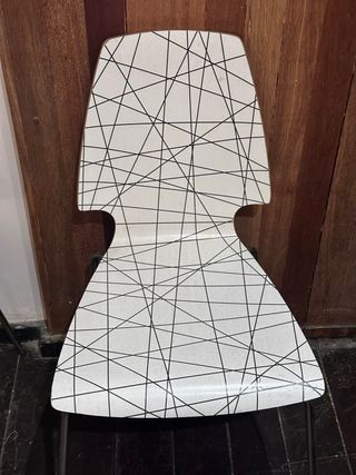 Sillas modernas madera y metal - Pack o unidad