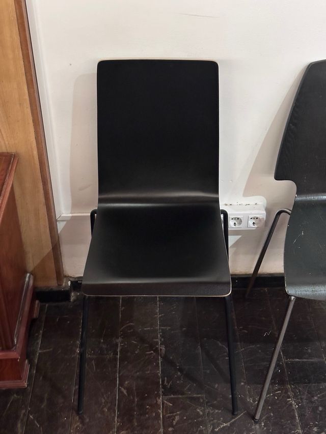 Sillas modernas madera y metal - Pack o unidad