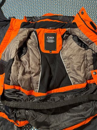 Conjunto ski niño 7 años naranja