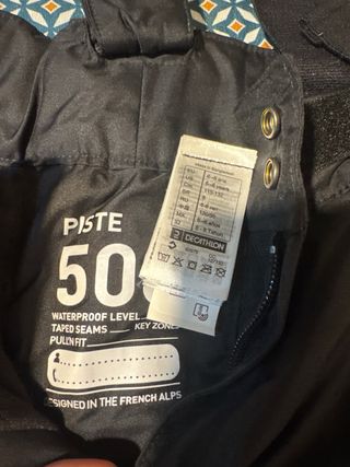 Conjunto ski niño 7 años naranja