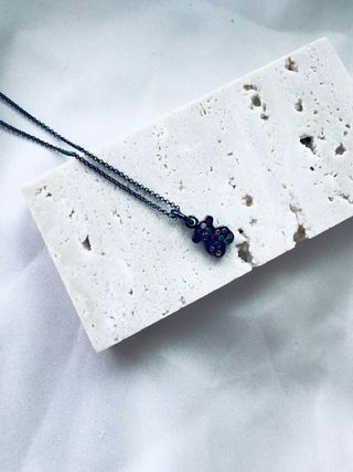 Collar Tous Fantasy Plata Oscura Zafiros