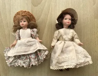 Muñecas de porcelana vintage