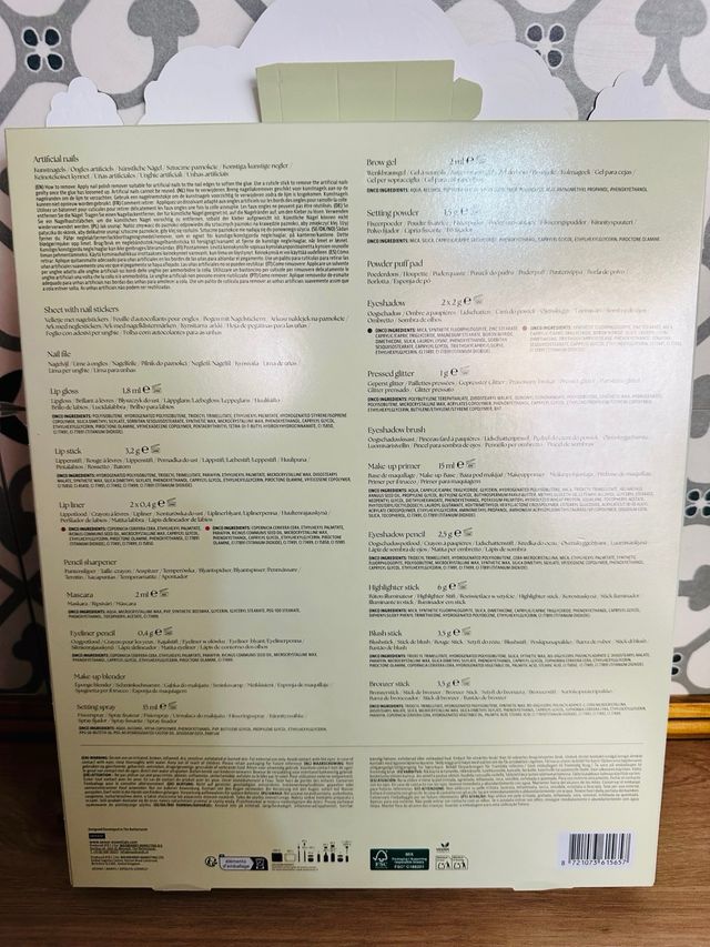 Calendario de Adviento Beauty Sence Dorado