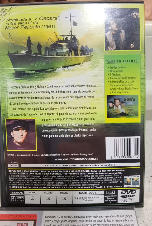 Los Cañones de Navarone DVD Edición Coleccionista