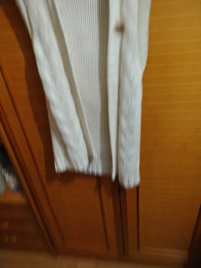 Chaleco largo tejido mujer talla única