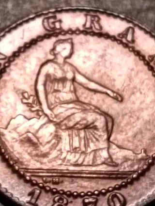 Moneda 1 Céntimo 1870 SC
