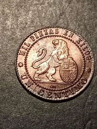 Moneda 1 Céntimo 1870 SC