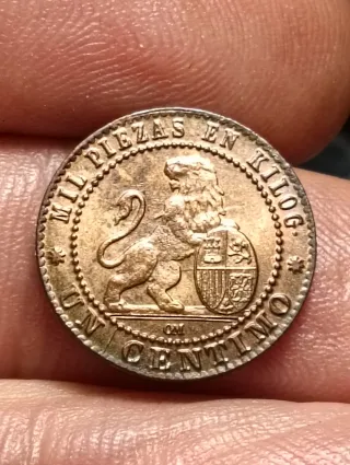 Moneda 1 Céntimo 1870 SC
