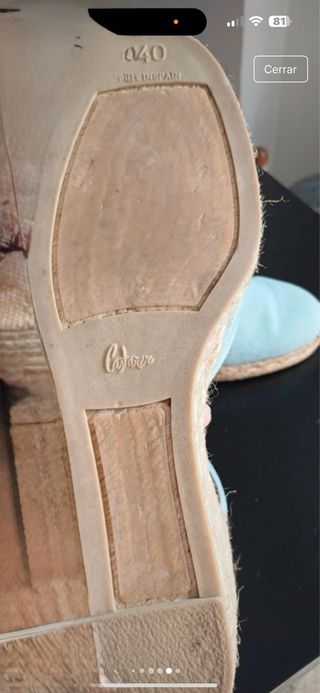 Alpargatas Castañer Talla 40