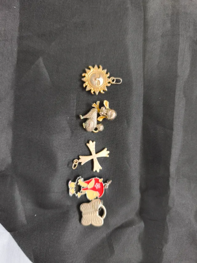 Conjunto de 5 Pingentes Diversos