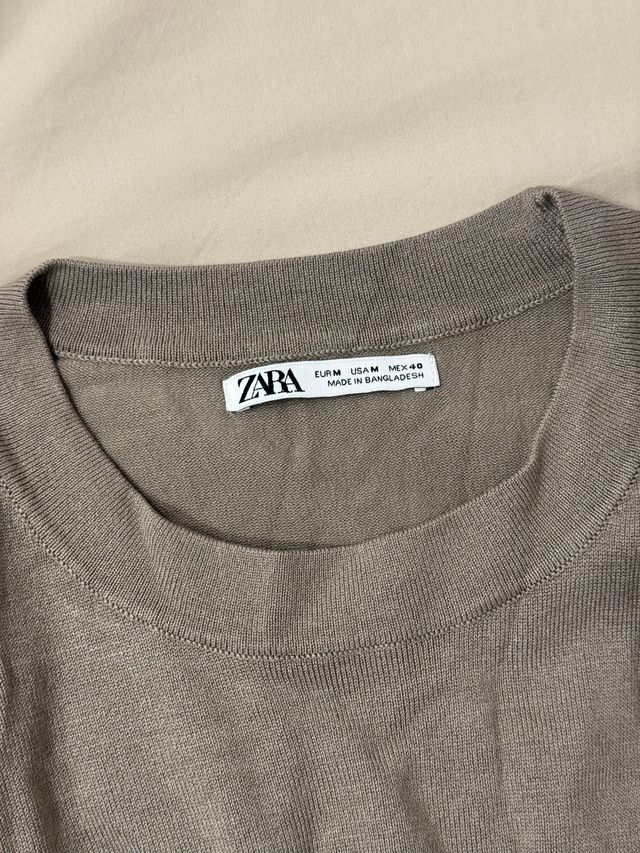 Suéter Zara Beige Talla M