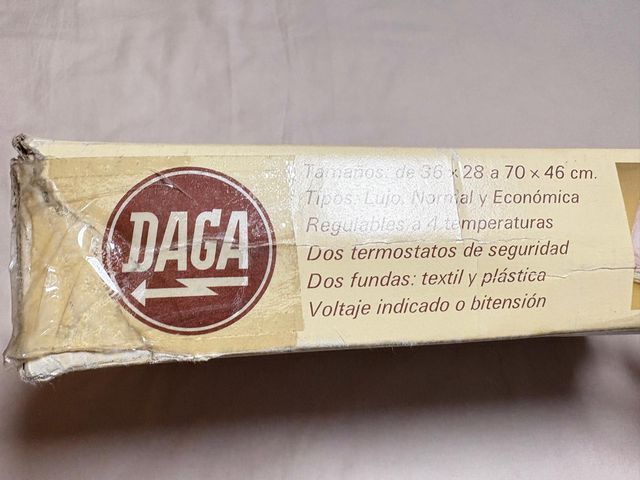 Manta Eléctrica Vintage Daga