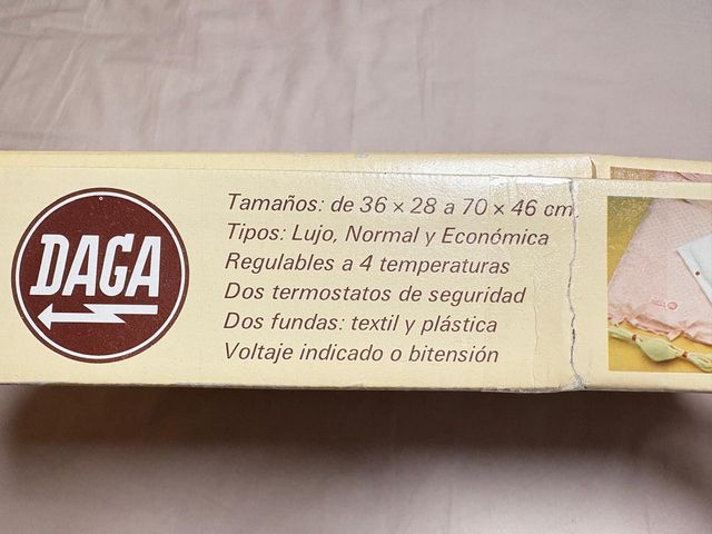 Manta Eléctrica Vintage Daga