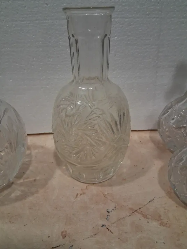 Set di 5 caraffe in cristallo Bohemia Licoreras