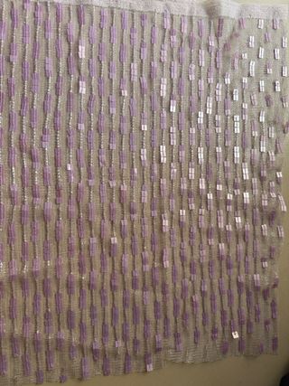 Retal tela fiesta ceremonia lentejuelas costura