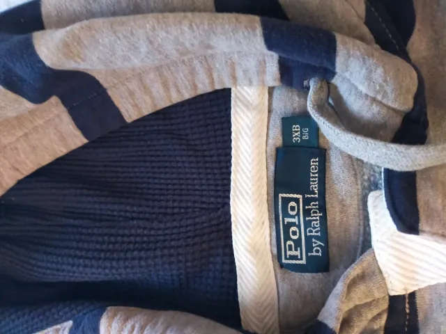 Sudadera hombre Ralph Lauren Talla Grande Rayas