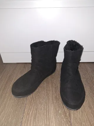 Botines negros mujer con forro interior