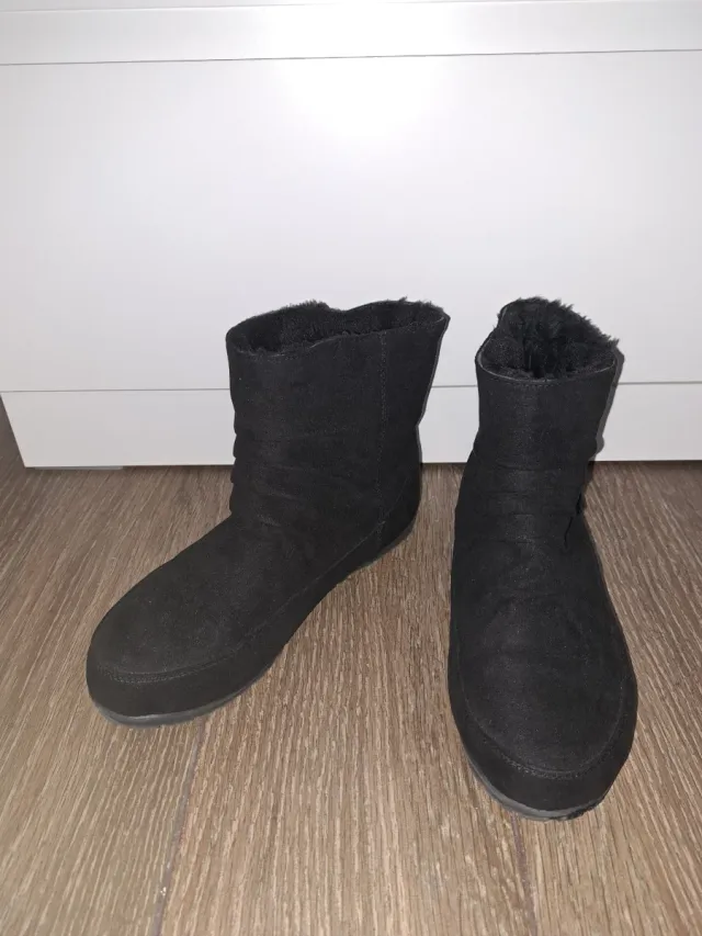 Botines negros mujer con forro interior