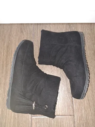 Botines negros mujer con forro interior