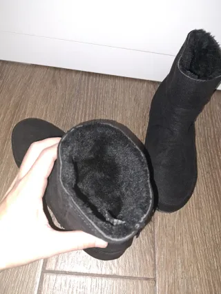 Botines negros mujer con forro interior