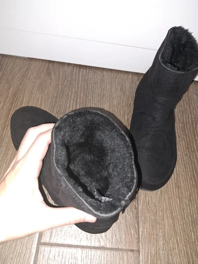 Botines negros mujer con forro interior