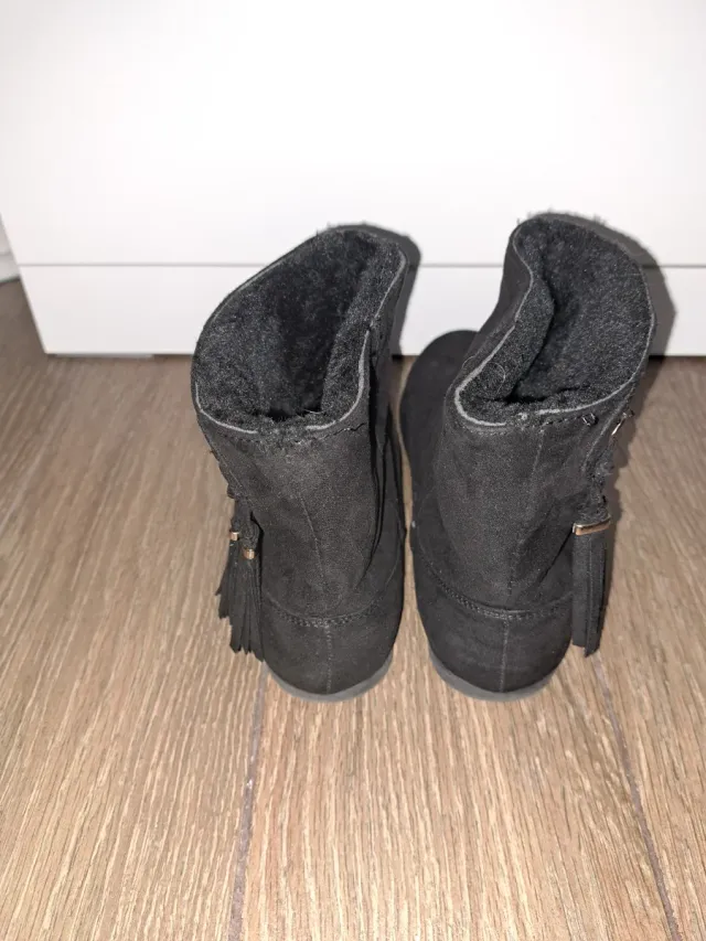 Botines negros mujer con forro interior