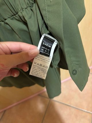 Completo due pezzi verde