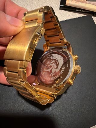 Reloj Diesel Double Down oro