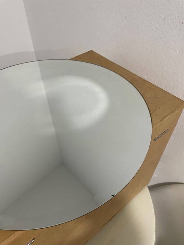 Tres espejos redondos