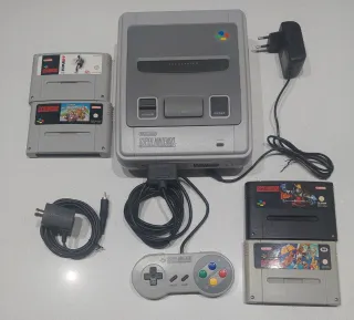 Super Nintendo SNES Supernintendo + 4 giochi