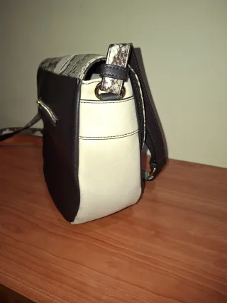 Bolso Bandolera Tous Beige y Marrón