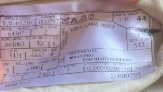 Abito Chiesa uomo grigio taglia 44