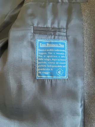 Abito Chiesa uomo grigio taglia 44