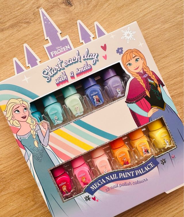 Set Pintauñas Frozen Niñas 12 Colores