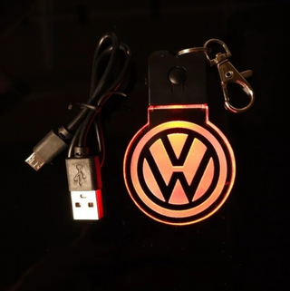 Llavero LED VW Volkswagen Logo - Multicolor