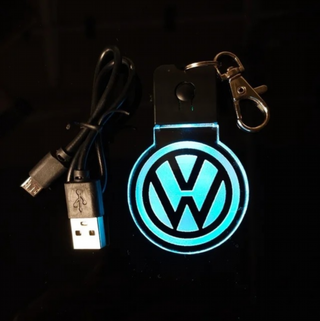 Llavero LED VW Volkswagen Logo - Multicolor