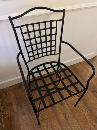 Pack 6 Sillas Comedor Hierro negro