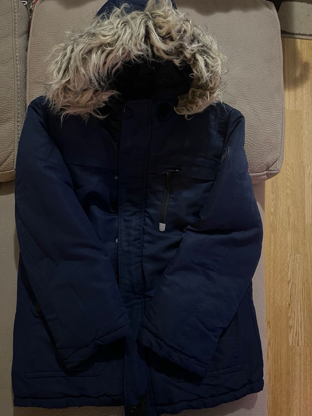 Abrigo Kids Talla 10 Azul Marino