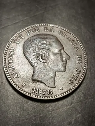 Moneda Alfonso XII 10 céntimos 1878