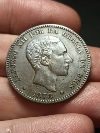 Moneda Alfonso XII 10 céntimos 1878