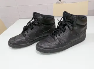 Zapatillas Nike Tobilleras Hombre Negras