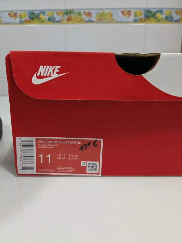 Zapatillas Nike Tobilleras Hombre Negras